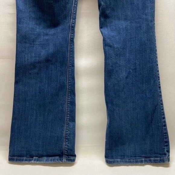 Levi's 526 Slender Bootcut Jeans Women's 12 31x32 Blue Denim Flap Pockets GUC - Picture 5 of 11
